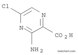 Molecular Structure of 1260663-68-0 (3-aMino-5-chloropyrazine-2-carboxylic acid)